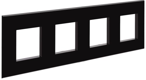 Рамка универсальная DKC Avanti 4-м. черный квадрат фото Рамка универсальная DKC Avanti 4-м. черный квадрат картинка